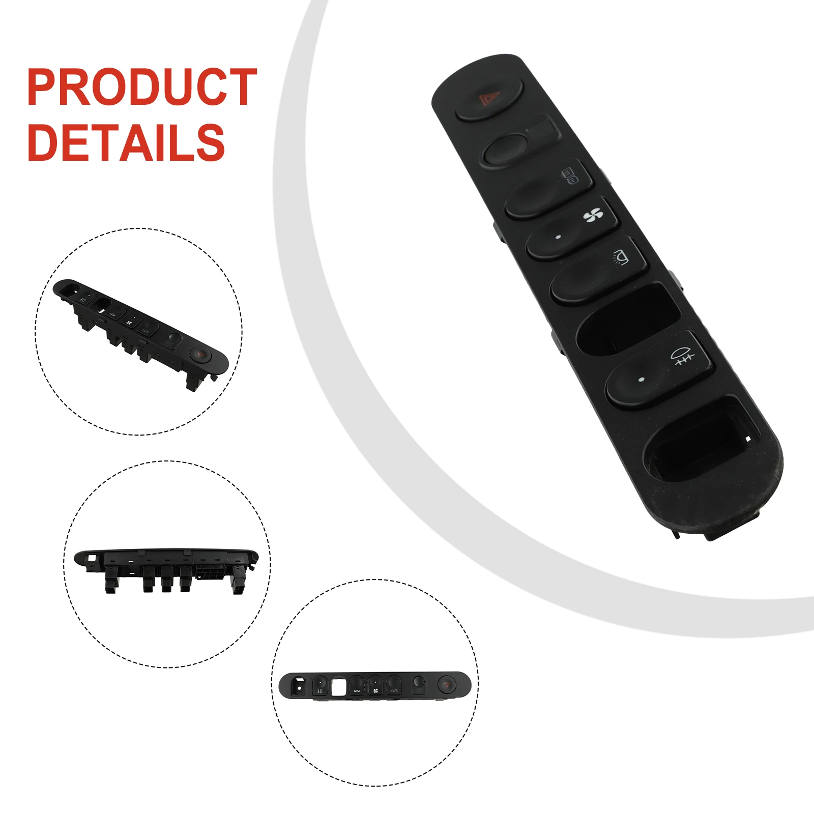 

Upgrade your For Ssangyong Istana MB100 with this Dashboard Switch Fog Light Button Improved Design Enhanced Functionality