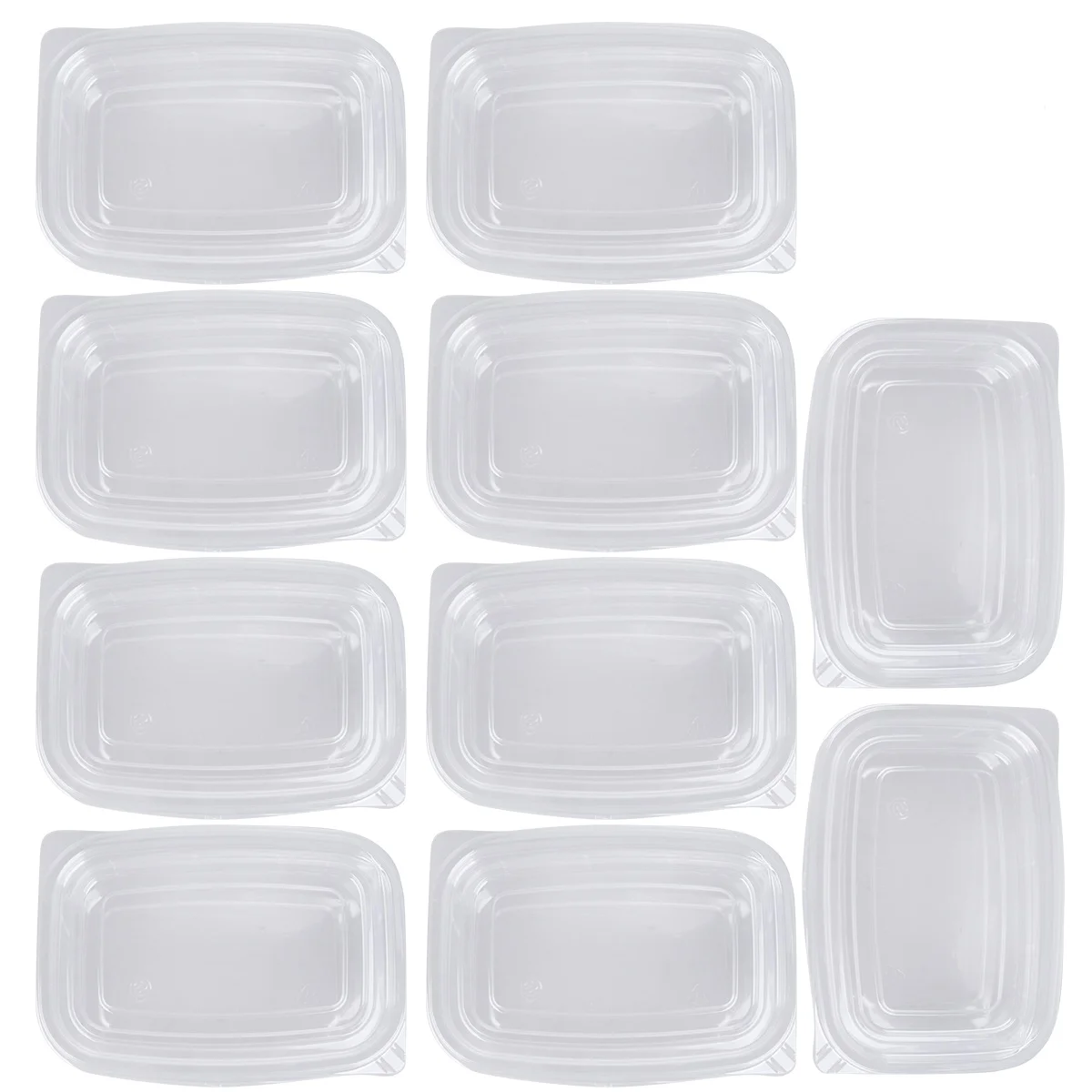 

30 Pcs Disposable Anti-fog Fruit Box Storage Containers for Food with Lids Case