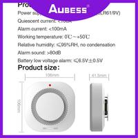 Tuya Wifi Smoke Detector Sensor 90DB Alarm Fire Smart Smoke Detector Wifi Fire Protection Home Security Alarm Smart Life Alice