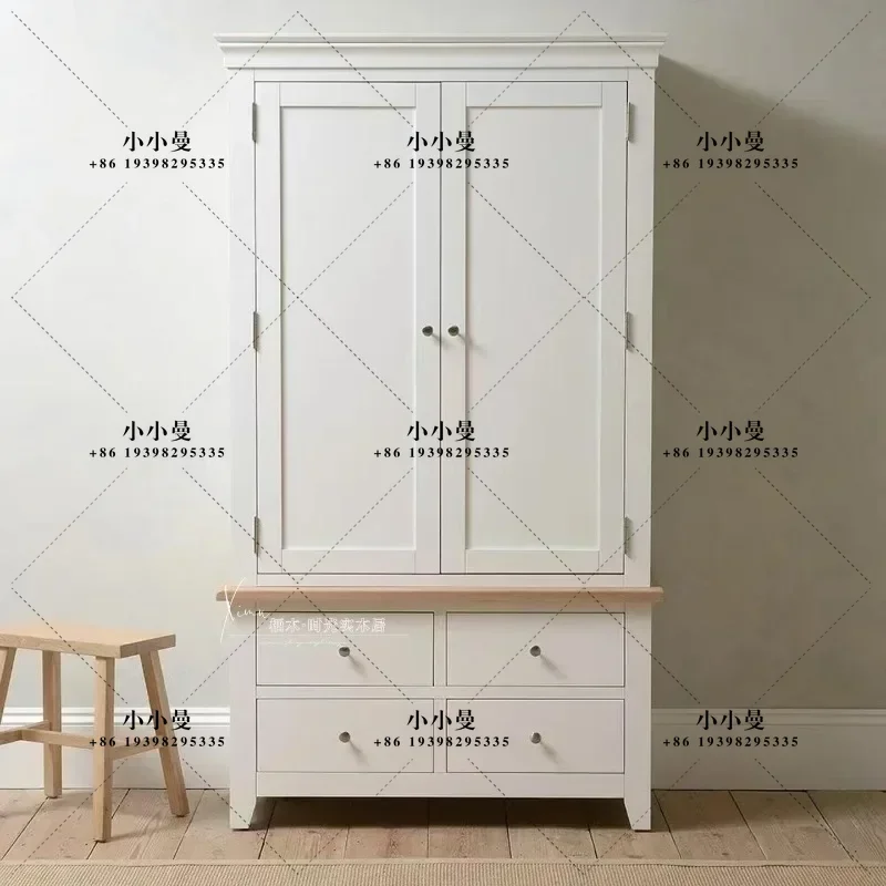 American country solid wood retro living room against the wall kitchen pastoral multi-functional cupboard