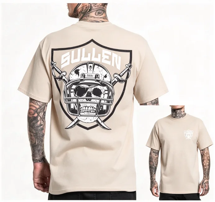 2026 Standard Tattoo Art Street Trendy Casual T-Shirt Men's and Women's Luxury Brand Top