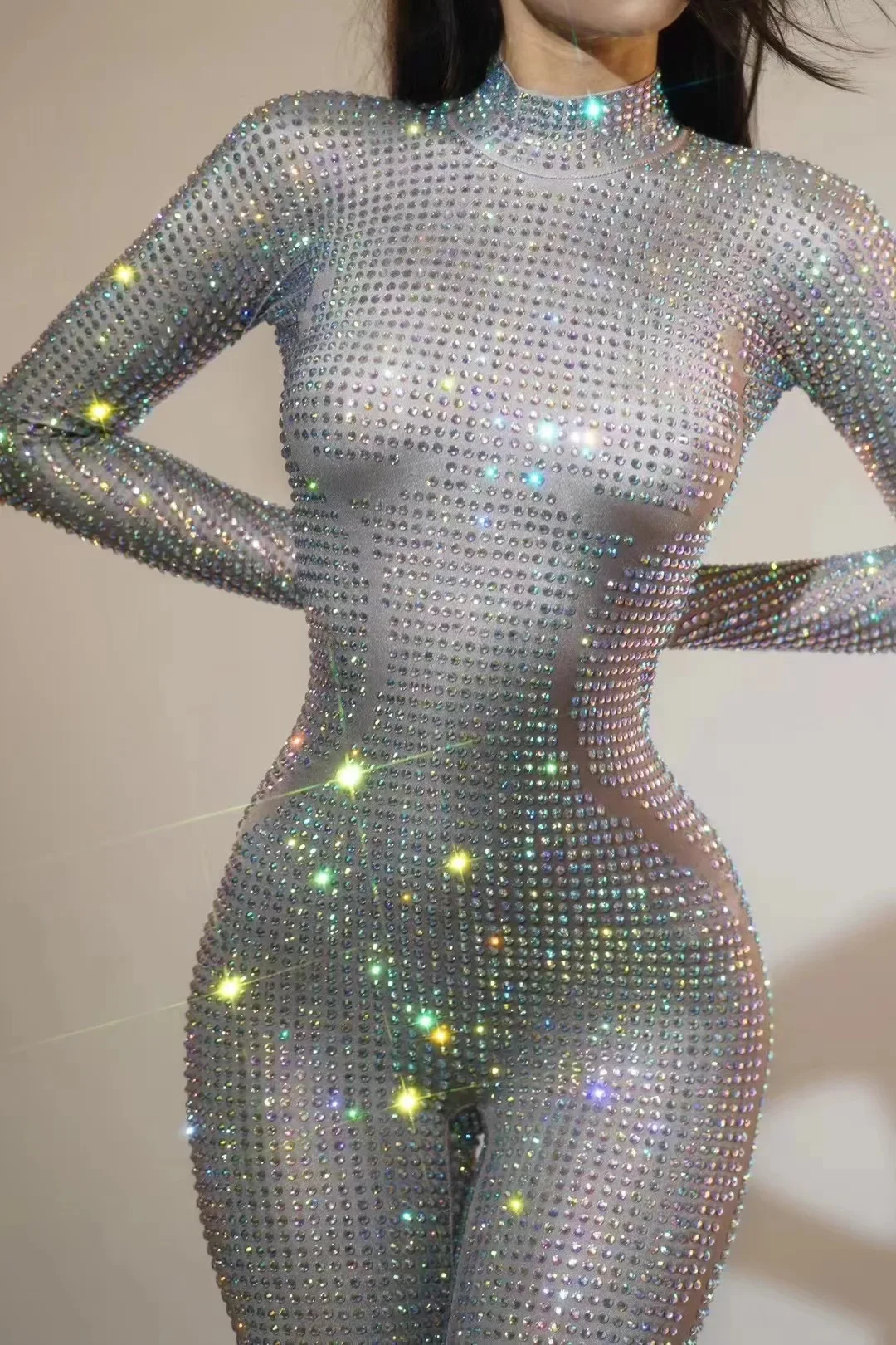 بريق ارتداءها النساء جوجو راقصة ملابس الحفلات ملهى ليلي كلوبوير الإناث مرحلة الأداء زي Dancehall الملكة الزي