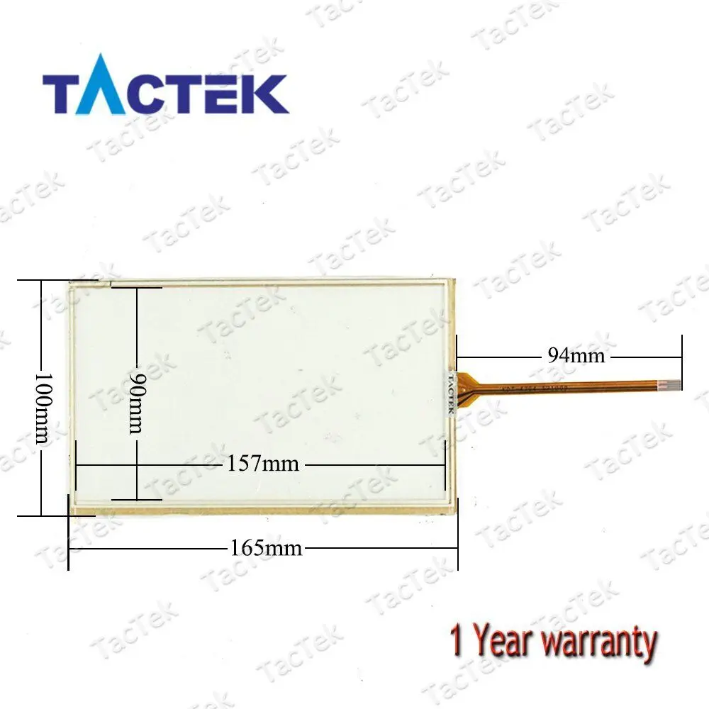 Touch Screen Panel Glass Digitizer for Kinco MT4414T MT4414TE with Overlay Film