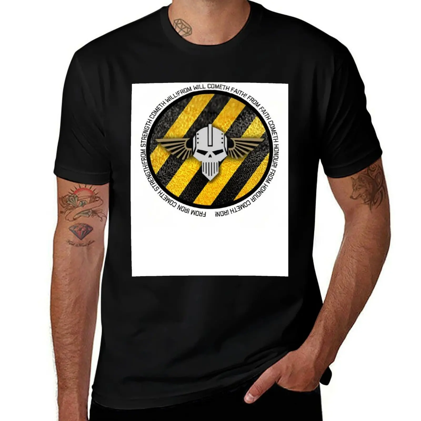 

Iron Warriors T-Shirt t shirt for man 100 percent cotton t shirts for man pack white T-Shirt