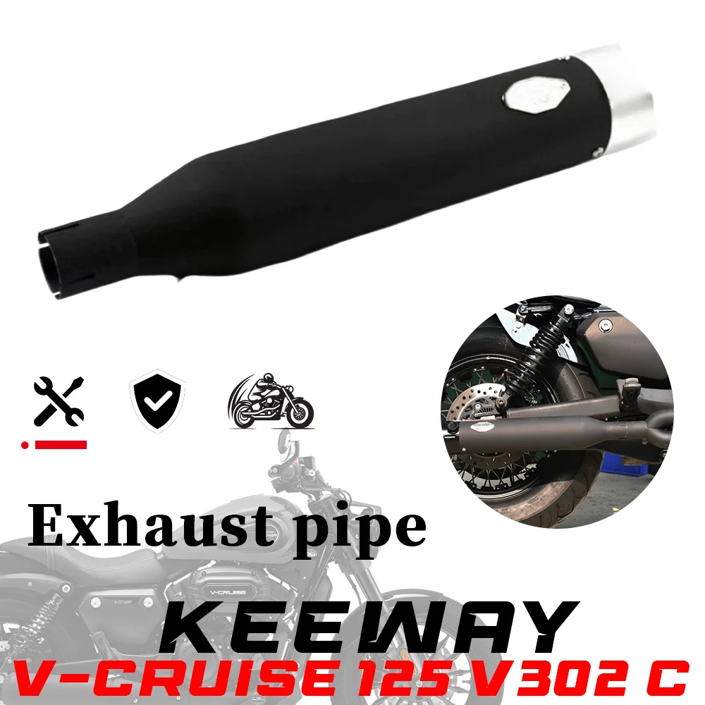 

Прямая установка выхлопной системы без повреждений KEEWAY V-CRUISE 125 V302C Выхлопная труба из нержавеющей стали V-CRUISE 125 v302c