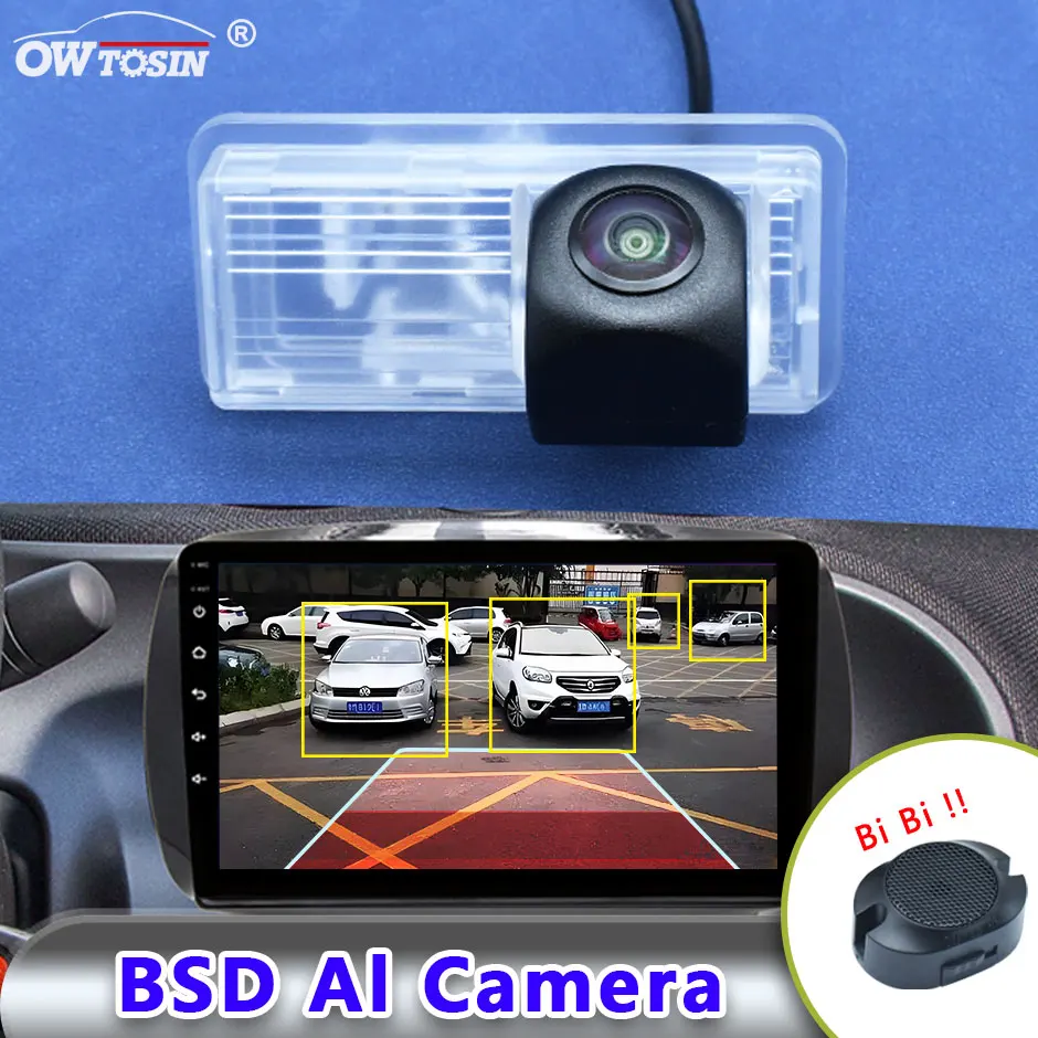 

1920x1080P AHD AI Car Vehicle view Camera For Toyota Land Cruiser LC 100 120 200 Prado Crown BSD Blind Spot Radar Alarm Monitor