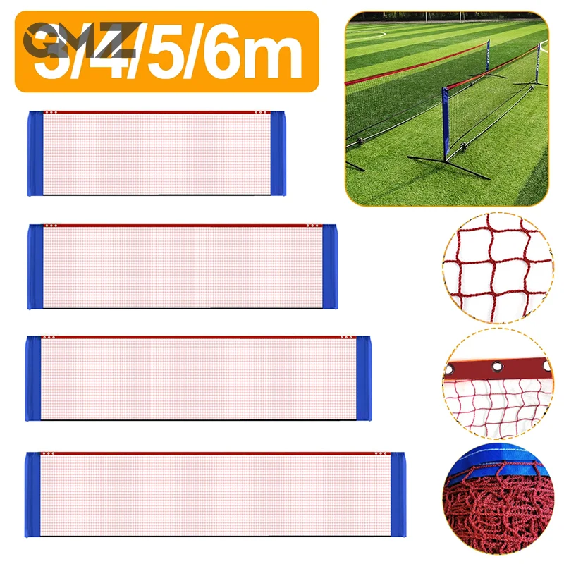 3.1/4.1/5.1/6.1m Professional Sport Training Standard Badminton Net Volleyball Net Easy Setup Outdoor Tennis Mesh Net