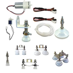 UNO R3 Vacuum Pump Suction Cup Solenoid Valves Tube PWN Cable Various Parts For Arduino Robot Arm DIY Kit UNO Programmable Robot