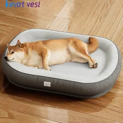 Pet Products Accessories Pets Dog Bed Medium Large Basket Mat Puppy Cats Dogs Fluffy Beds Cushions Small Breeds Bed Supplies