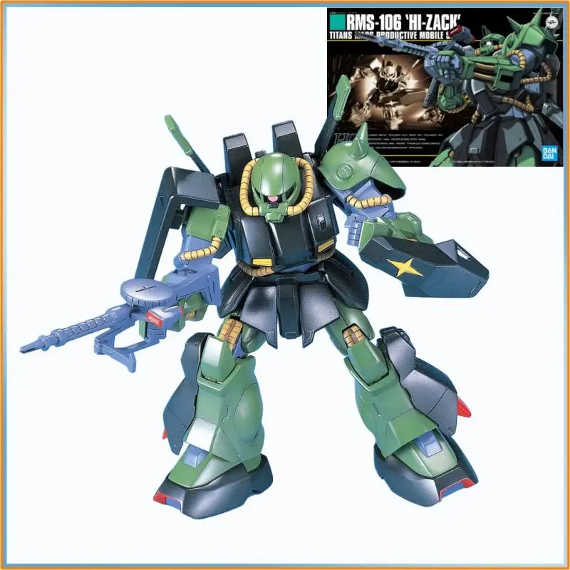 

В НАЛИЧИИ Оригинальный Bandai HGUC 012 1/144 RMS-106 HI ZACK | Gundam Сборная модель Комплект Коллекционная игрушка Фигурка Подарок фанатам