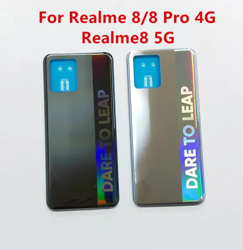 

Housing For Realme 8 / 8 Pro 4G / Realme8 5G Plastic Battery Cover Repair Replace Back Door Phone Rear Case