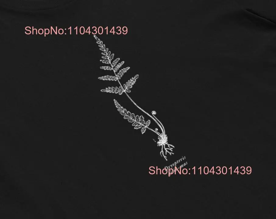 Fern Fine Botanical Illustration T Shirt Let the beauty of ferns adorn your attire with this stunning