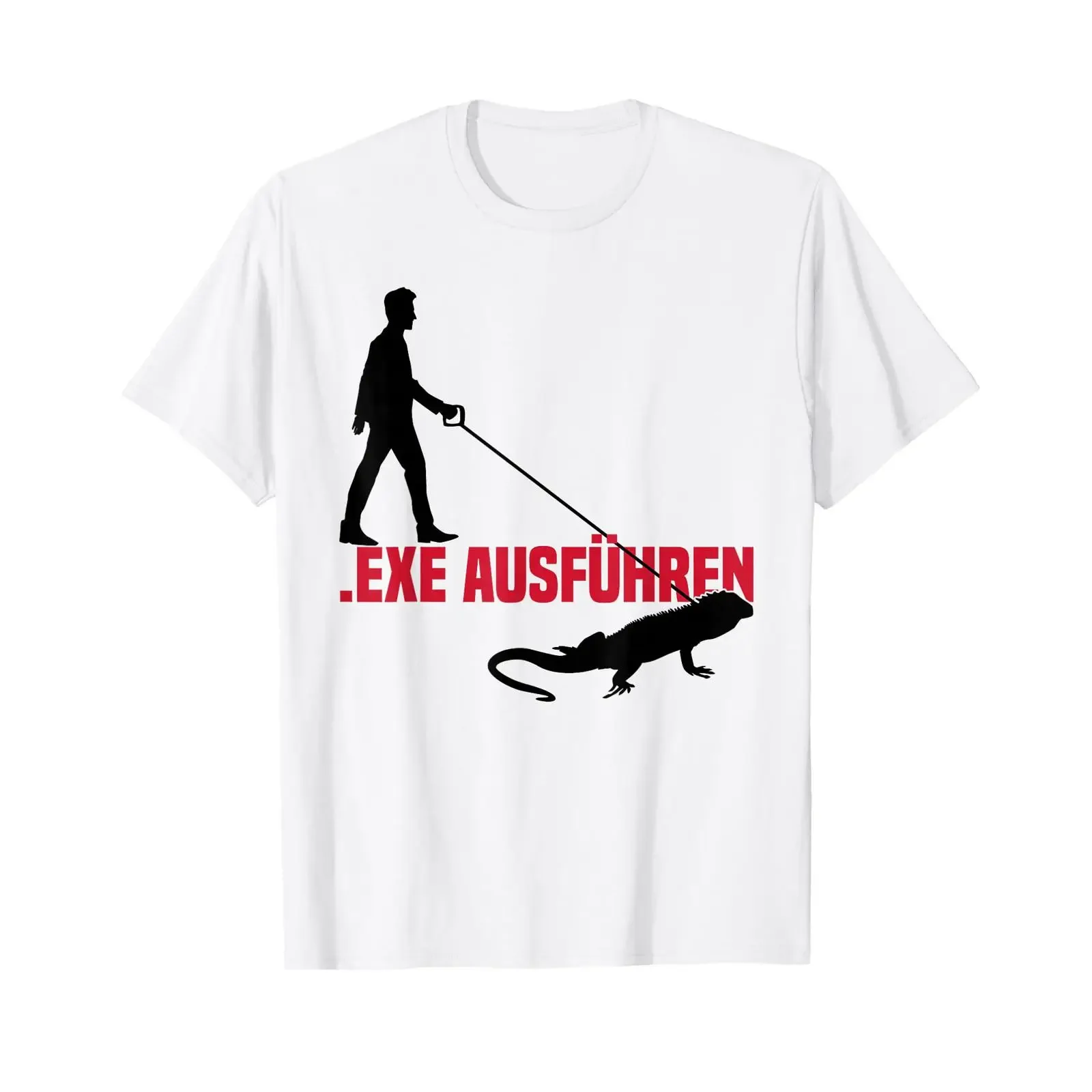 EXE Run Funny Programmer Computer Scientist Sys Admin T Shirt White vintage Washed Unisex Stretched Breathable Versatile