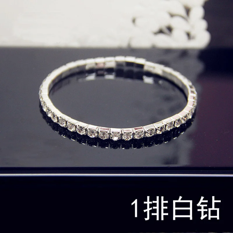 Fashion Bridal Bracelet Rhinestone Bracelet Bracelet Korean Style Sweet Commemorative Bracelet Ornament