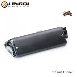 LYNNCHI Motorcycle 19mm Exhaust Pipe Muffler Silencers Tube For KT Mini ATV Motocross Dirt Pit Bike Quad Scooter Accessories