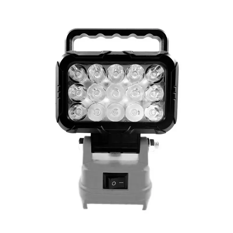 For DeWalt/Makita/Milwaukee 18V Lithium-ion Battery 3-inch LED Work Light Handheld Light With USB Interface Flashlight