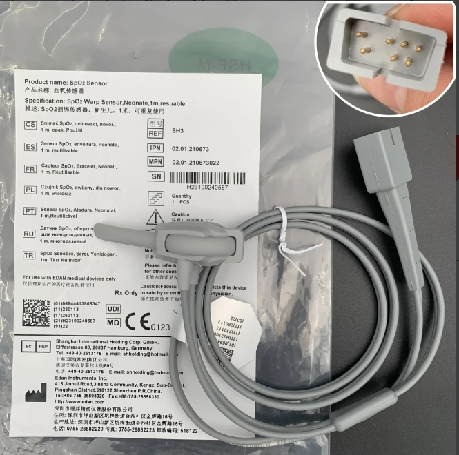 Original Split newborn bundle with blood oxygen probe REF: SH3 IPN: 02.01.110492 MPN: 02.01.110492018