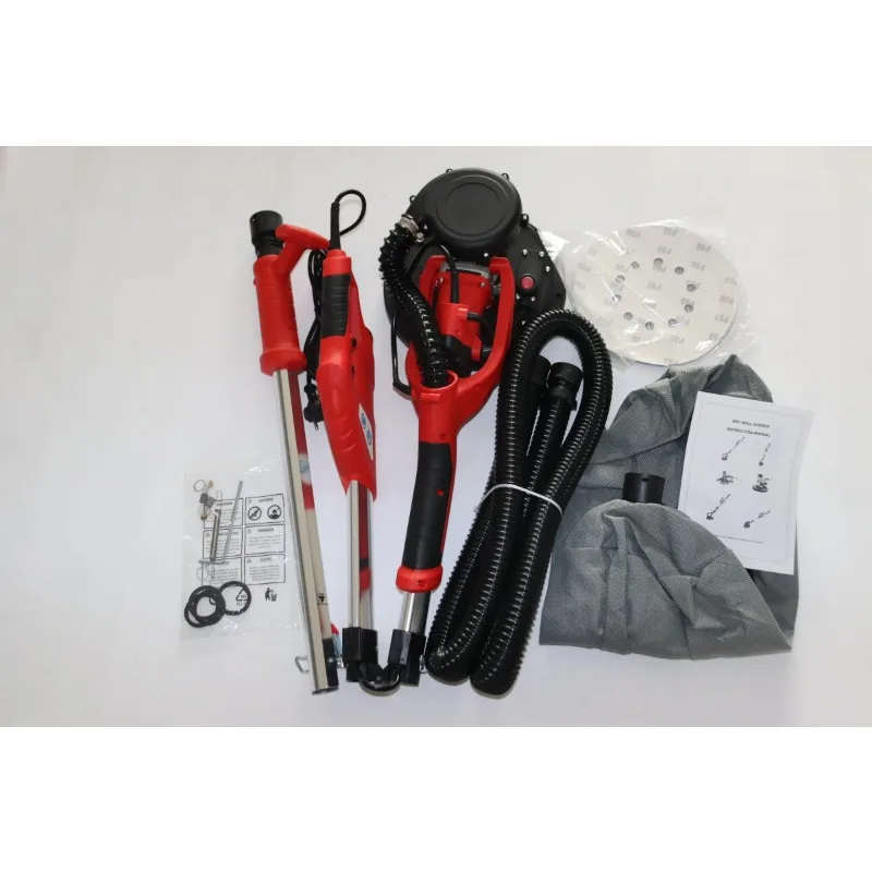 Drywall Sander 850W Brush Motor Electric Sander, with LED Strip Light and Vacuum Bag, Wall Sander