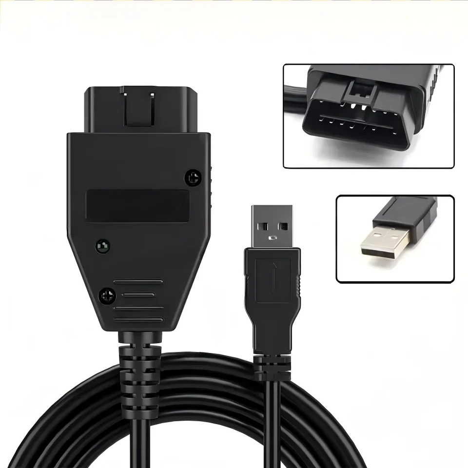 VAG K+CAN USB Cable Commander 1.4 FTDI PIC18F25K80 Connector Scanner Adapter K-Line Car Fault Diagnostic Cable for VW/AUDI