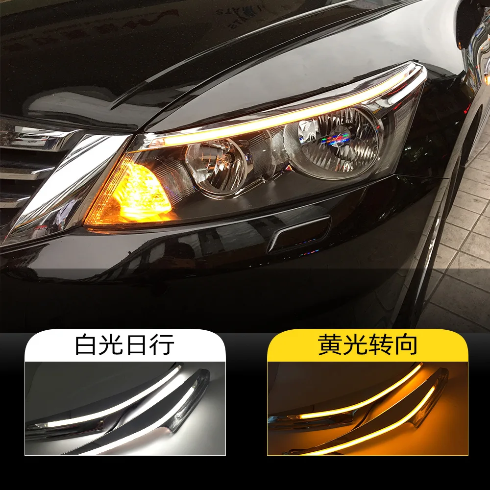 

For Honda Accord 08-14 eighth generation daytime running lights LED tear eye daytime running lights with flowing eyebro