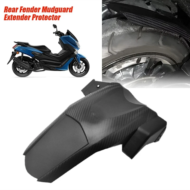 

Motorcycle Rear Mudguard Splash Guard Extender For Yamaha NMAX150 Nmax155 Nmax 125 2015-2019 Fender Splash Protector