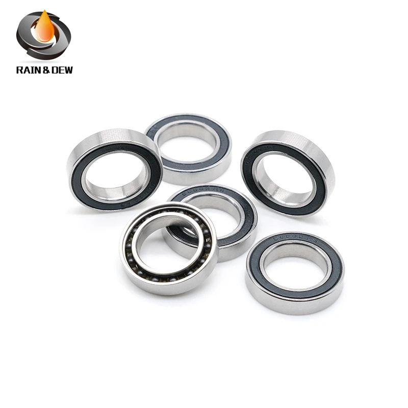 6802RS Hybrid Ceramic Bearing 15*24*5 mm ABEC-7 ( 1 PC ) Bicycle Bottom Brackets & Spares 6802 RS Si3N4 Ball Bearings 6802-2RS