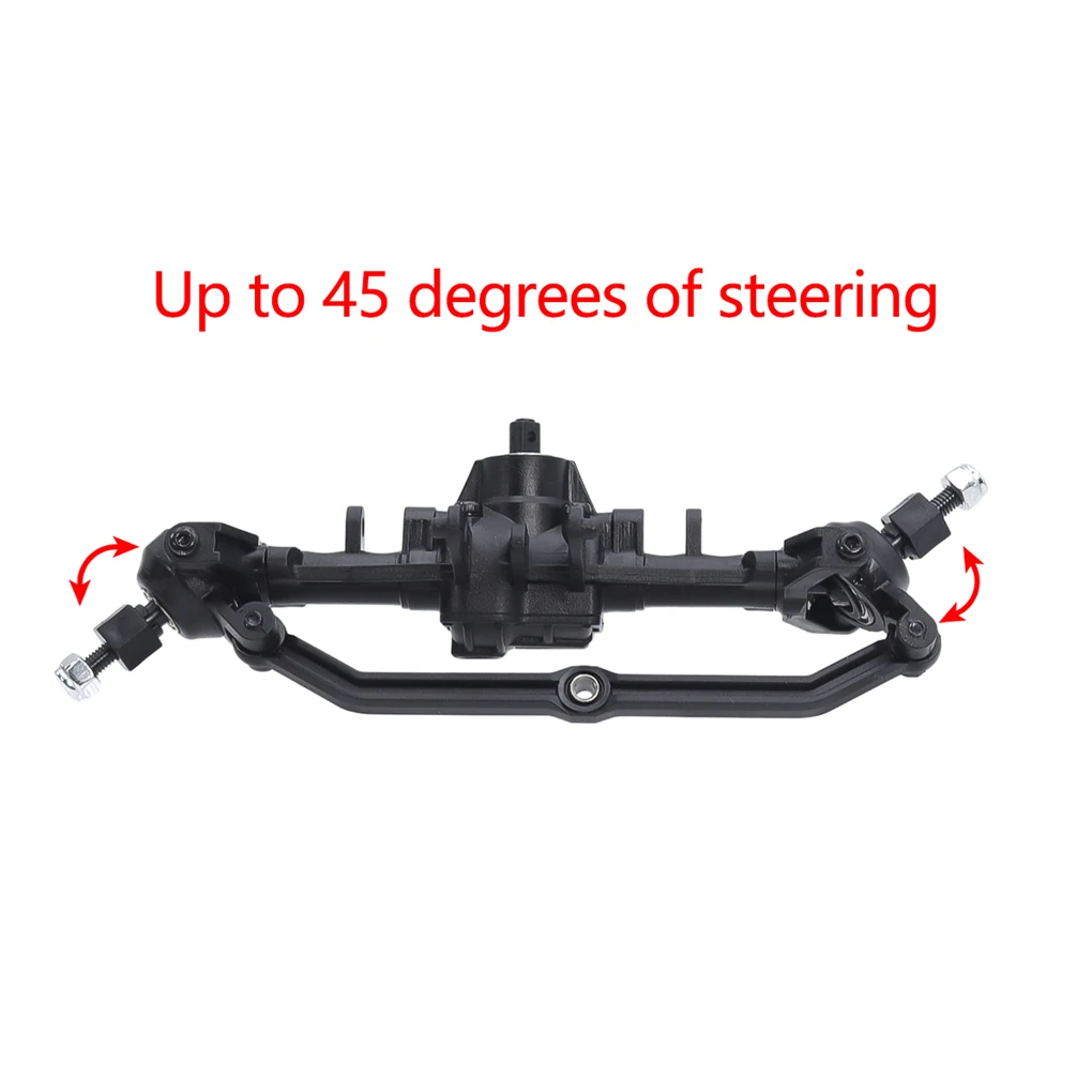 Plastic Complete Front Rear Axle For 1/18 Trx4m RC Car Part RC Car Accessories Replacement Parts RC Upgrade Part