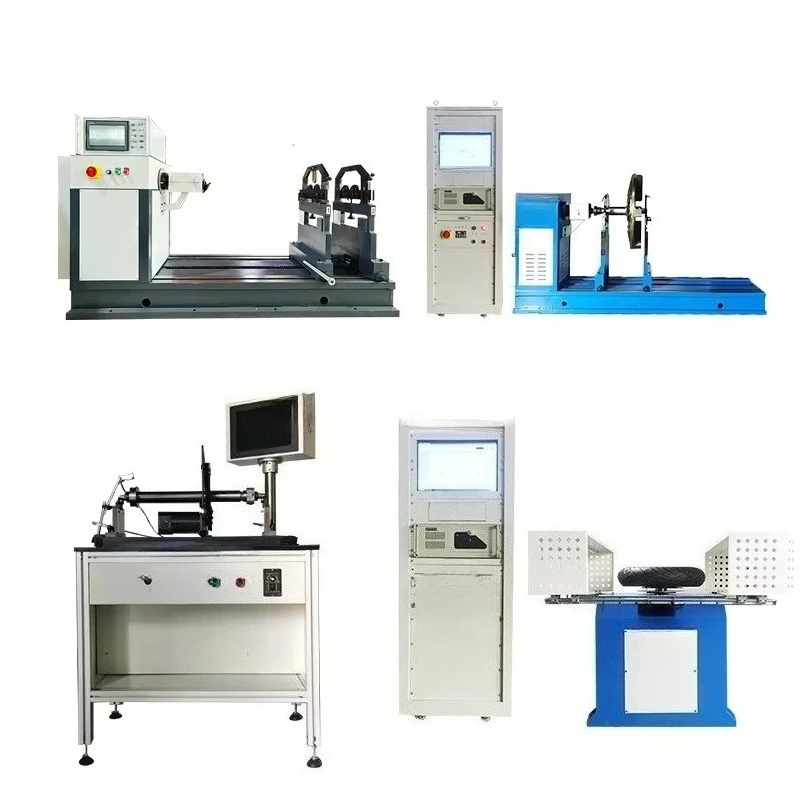 New Variable Frequency Stepless Speed Tire Double Sided Vertical Dynamic Balancing Machine Tire Balancing Equipment