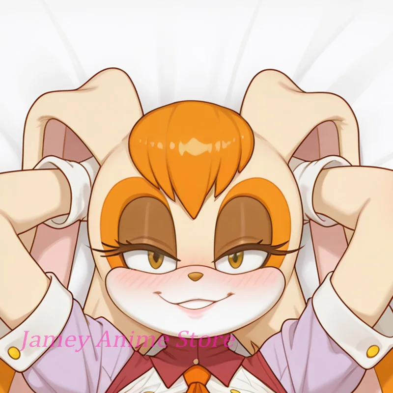 Anime Pillowcase Dakimakura Vanilla the Rabbit Life-Size Double-Sided Print Gift 2WAY Body Pillow Cover