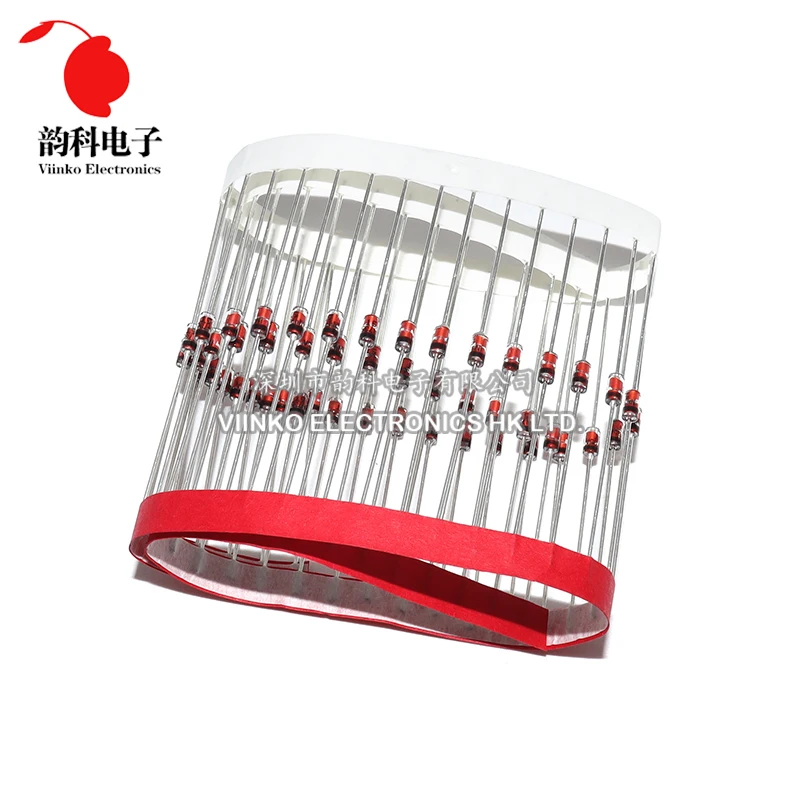 50pcs 1W Zener Diode DO-41 3V 3.3V 3.6V 3.9V 4.3V 4.7V 5.1V 5.6V 6.2V 6.8V 7.5V 8.2V 9.1V 10V 11V 1N4727/4728/4729/1N4730/1N4731