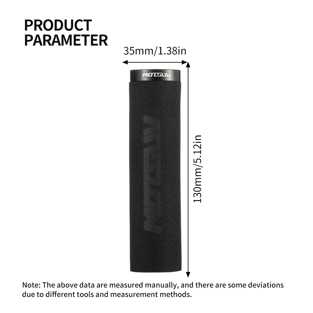 MOTSUV 산악 자전거 핸들 그립 잠금 세트, 초경량 알루미늄 합금 미끄럼 방지 완충기 핸들 세트, 자전거 액세서리