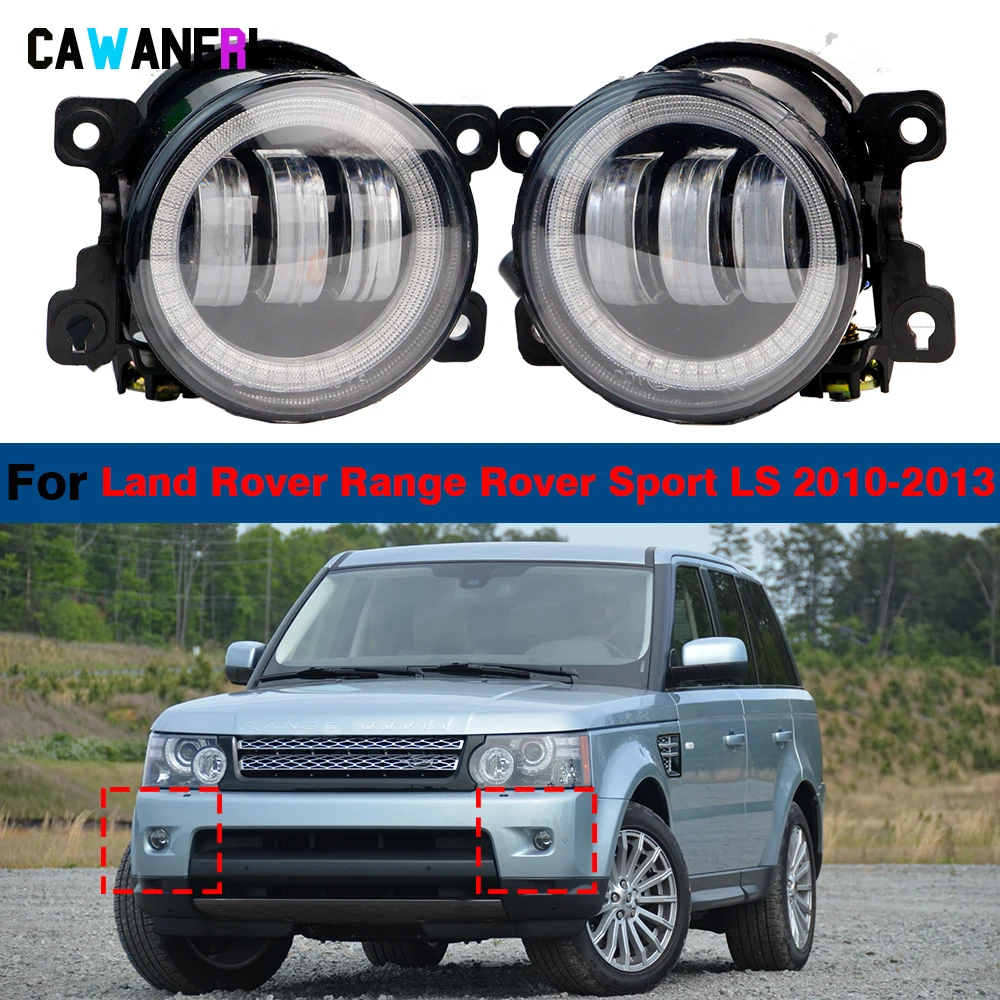 2 Pieces Car LED Angel Eye DRL Fog Light Daytime Running Lamp 30W 6000LM For Land Rover Range Rover Sport LS 2010 2011 2012 2013