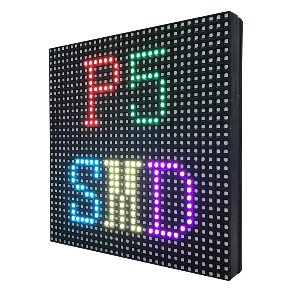 P5 panel wyświetlacza LED moduł 160*160mm 32*32 pikseli 1/8 skanowania odkryty 3in1 SMD RGB pełny kolor P5 panel wyświetlacza LED moduł