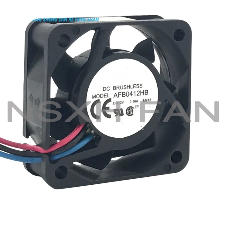 ORIGINAL AFB0412HB 4CM 12V 0.16A 4015 SPEED DETECTION BALL COOLING FAN