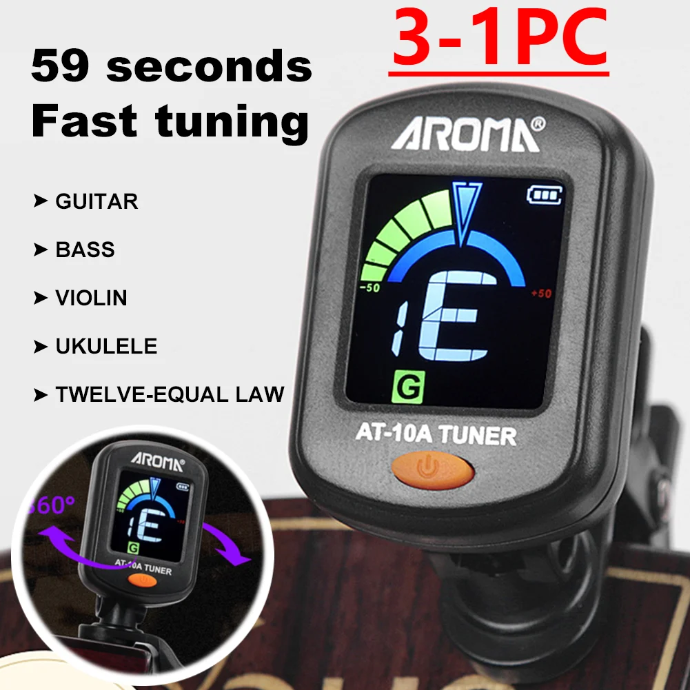 3-1PC Guitar Tuner …