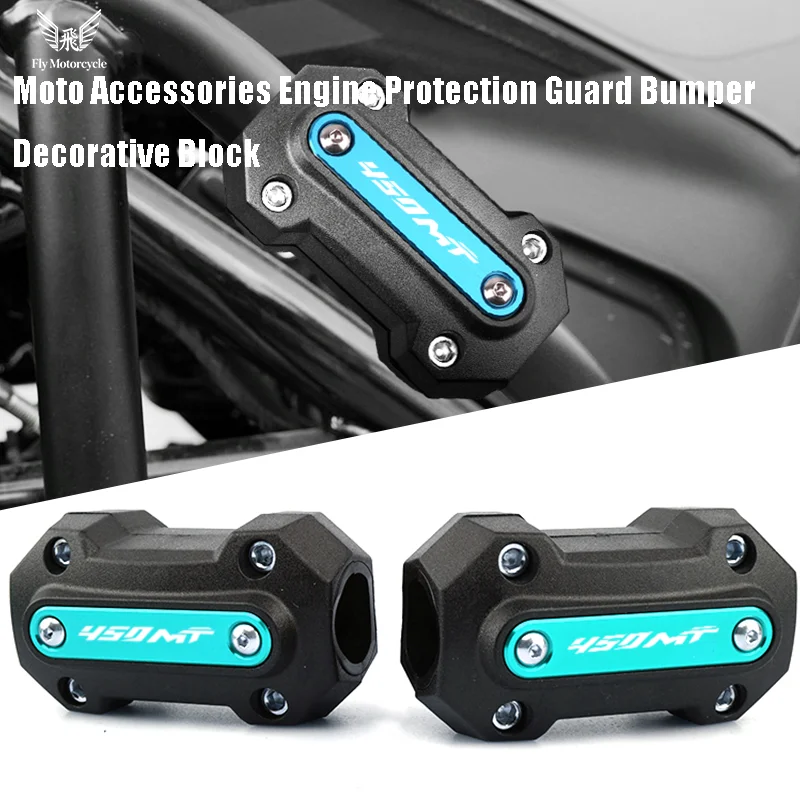 

Motorcycle Accessories Engine Protection Guard Bumper Decorative Block Fit For CFMOTO MOTO CF 450MT 450 MT MT450 450-MT CF450