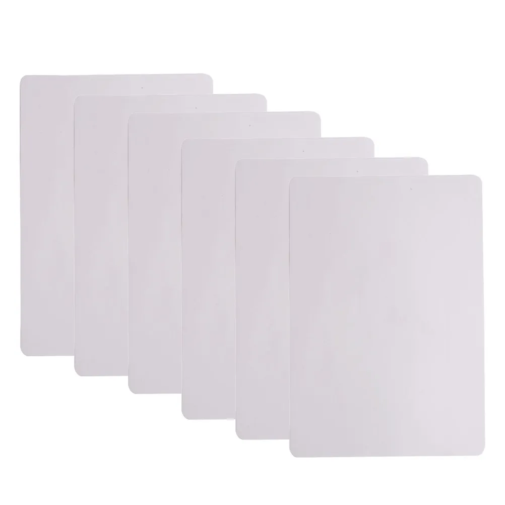 

6pcs Silicone Synthetic Flexible Sheet For Tattoo Beginners Training Pad Machine Practice Skin Blank Eye Makeup