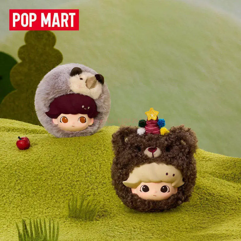 

POP MART Dimoo The Secret Theatre Club: Серия сумок для наушников, коллекционная фигурка-сюрприз, портативный чехол для хранения, милая аниме-фигурка, игрушка, подарок