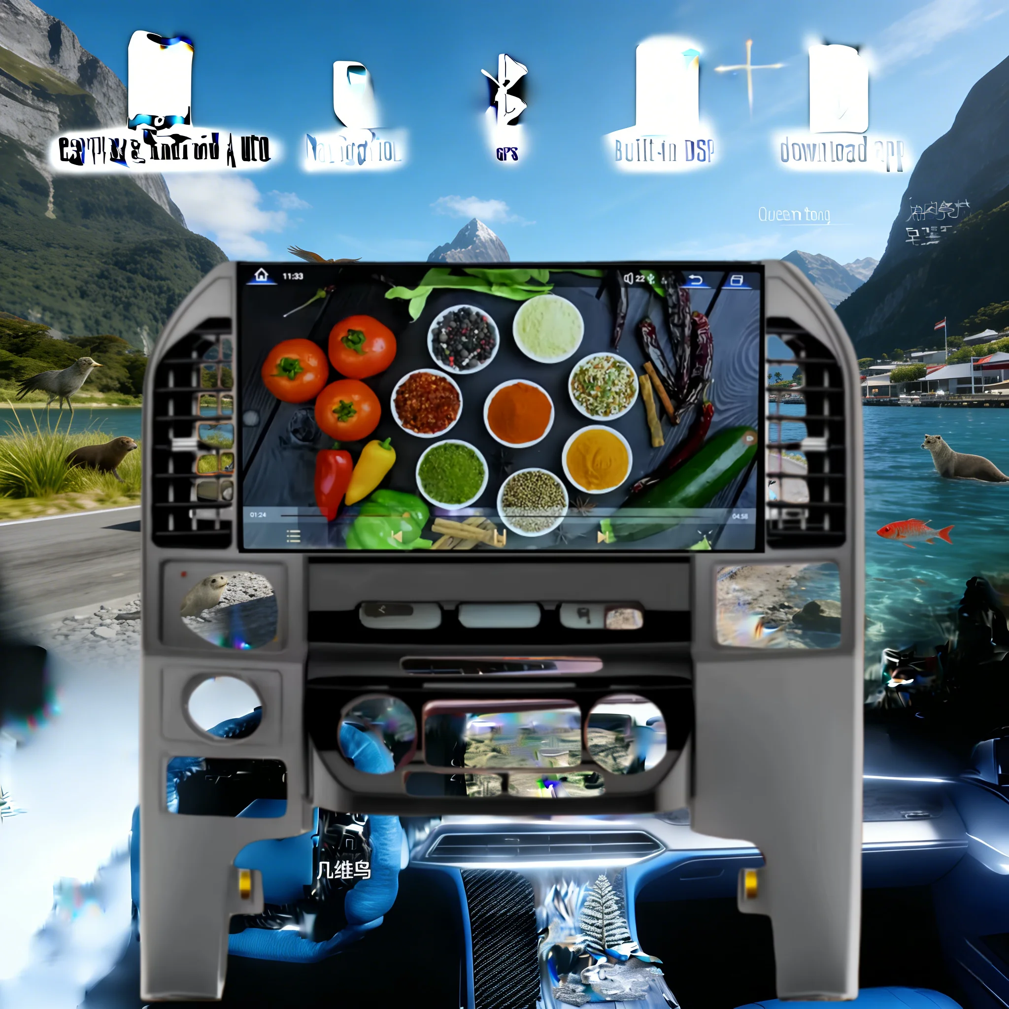 

14.6" Android 14 CarPlay Auto For Ford F-150 F150 2015 2016 2017-2021 Screen Car Radio Multimedia Stereo Player GPS Head Unit