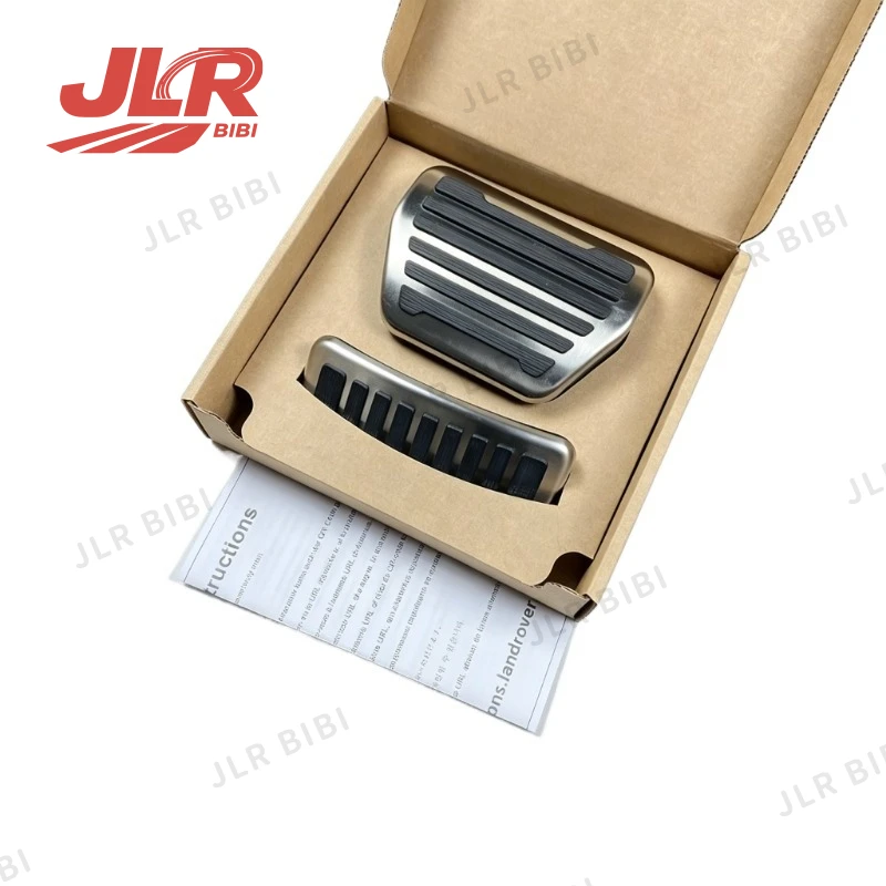1set VPLWS0475 Brake Accelerator Pedal Pad Stainless Cover Set Fit For Land Rover Range Rover Sport 13+ Defender Discovery5
