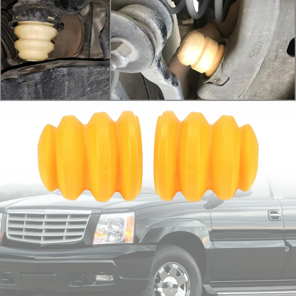 

2pcs Car Shock Absorber Bump Stop For Cadillac Escalade EXPRESS Chevrolet SILVERADO SUBURBAN GMC SIERRA YUKON 15153958 15039397