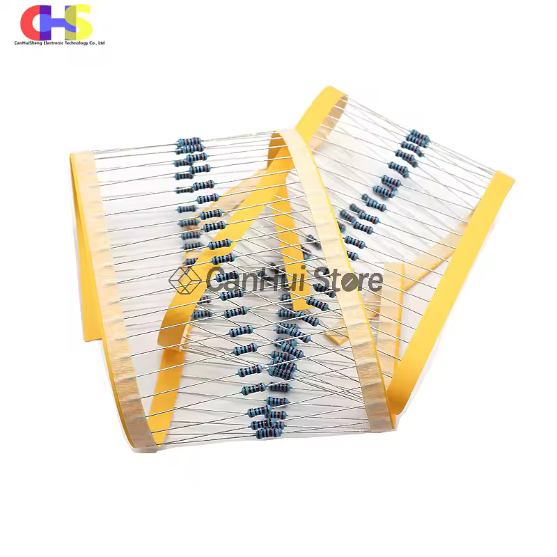 100pcs 0.25W 1/4W 1R~22M 1% Metal Film Resistor 0R 2.2R 4.7R 10R 22R 47R 68 100R 220R 1K 1.5K 2.2K 4.7K 10K 100K 470K 1M 10M ohm - Image 4