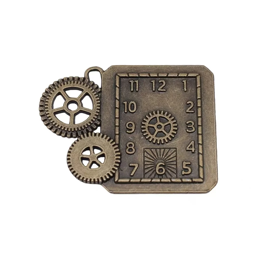 

3pcs 50x39mm Zinc alloy metal antiqued bronze plated charm T1259 for jewelry making