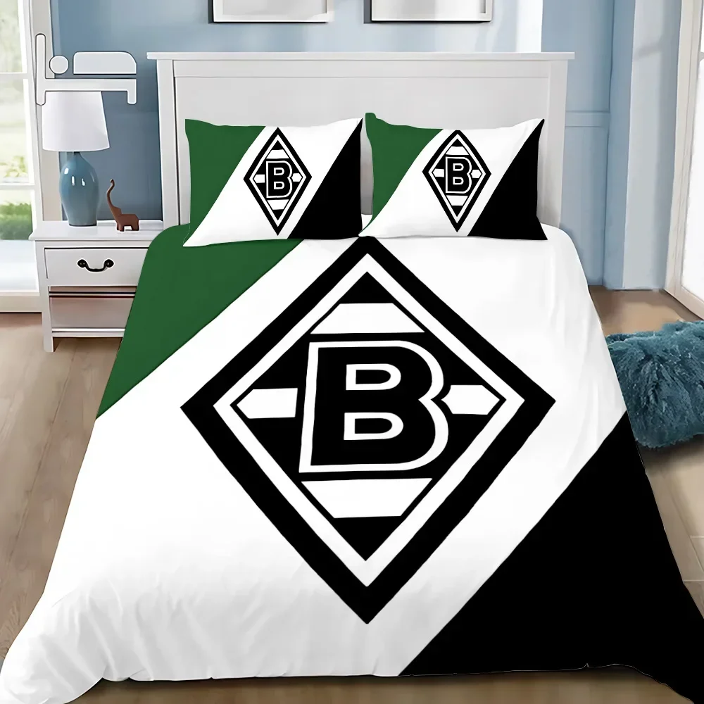 Duvet Cover Pillowcase Bedding Set BorussiaS M-MonchengladbachS Adult BoyGirl Bedroom Decoration Children Gift Single Large Size