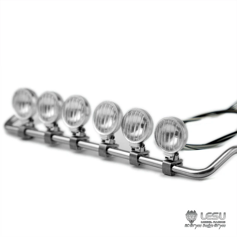 RC 1/14 Hochleistungs-LED-Scheinwerfer für Tamiya Hydraulikbagger, Lader, Muldenkipper, SCANIA, MAN, VOLVO Anhänger, Kipper, DIY-Teile – Detail 4