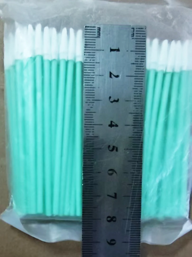200 Cleaning Swab Printer Cotton Foam Swab Toner Cleaner DTF Clean Printhead Cleaning Cloth Sticks for Printhead Lens Laser Head