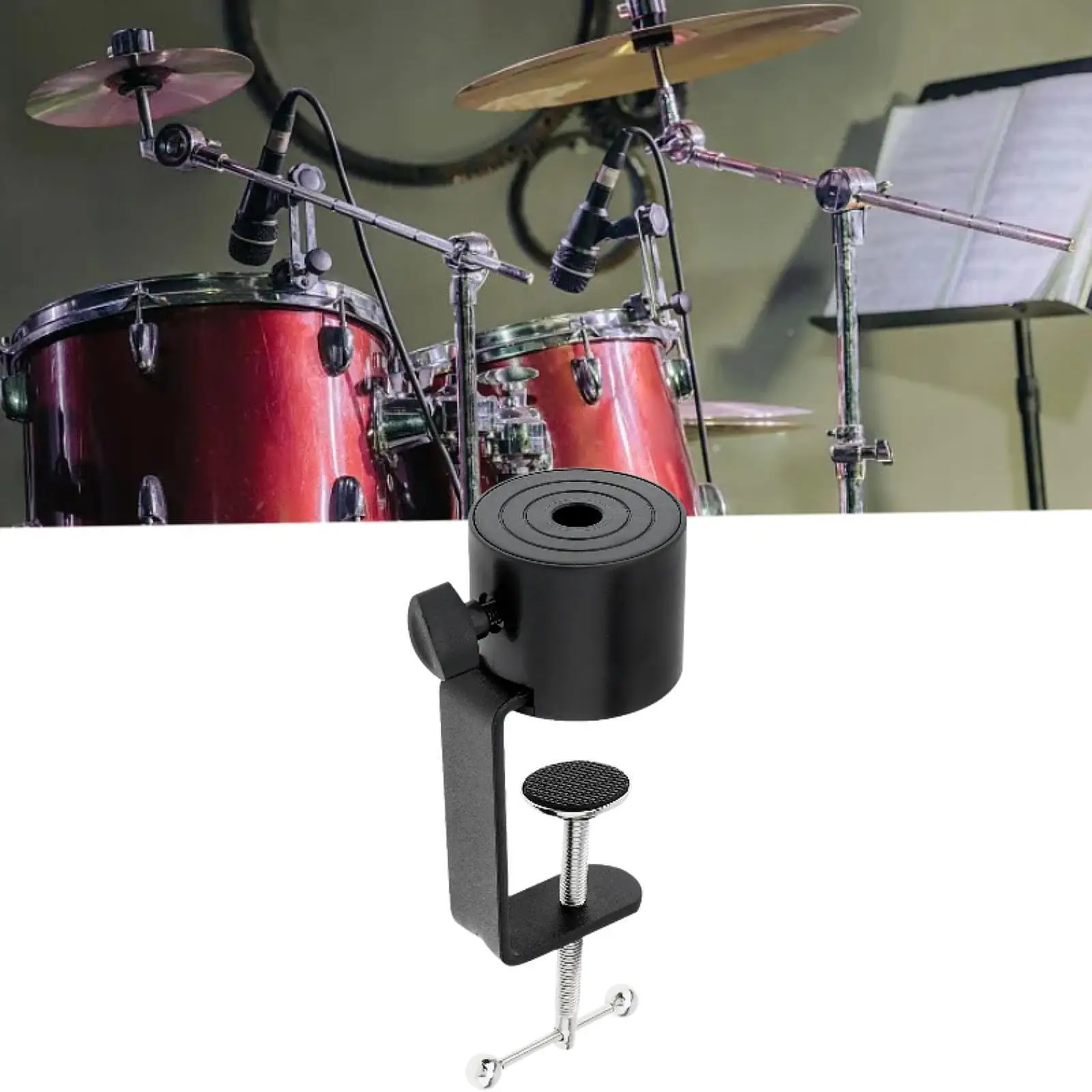 Mic Clamp Holder Detachable Desk Clamp for Speech Presentation Performance