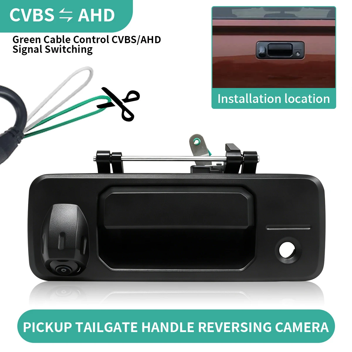 

AHD Pickup Truck Tailgate Handle Camera For Toyota Tundra 2014-2019 Toyota Tacoma 2016-2020 69090-0C090 Car Rearview Camera