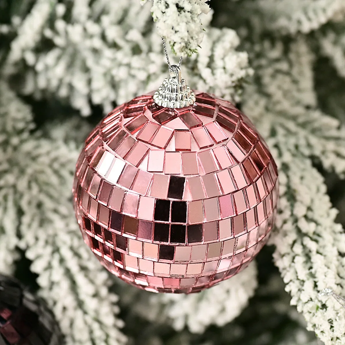 

Glass Mirror Ball Color Disco Bar Disco Ball Reflective Laser Mirror Christmas Ball Ornaments