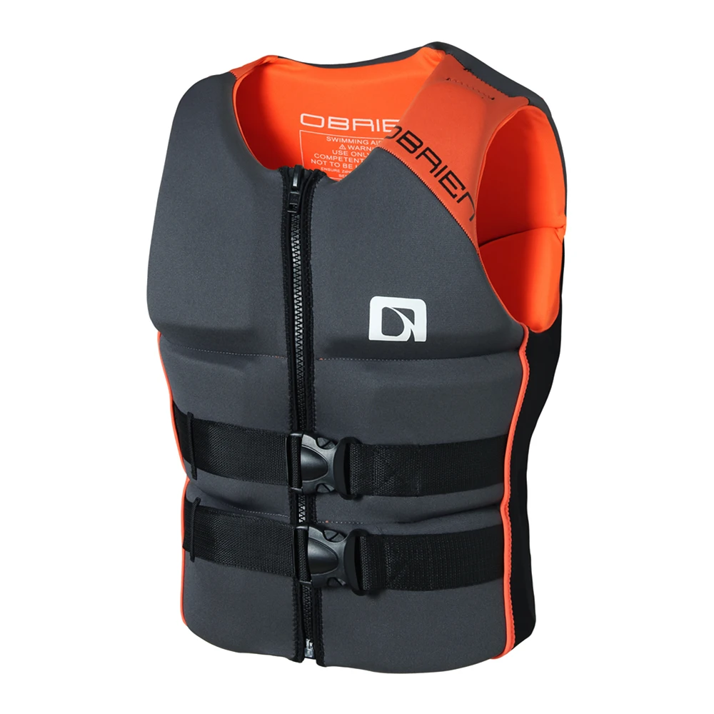 Professional Neoprene Life Jacket for Adults, Super Buoyancy, Surf Raft, Kayak, Fishing Jet, Water Sport Rescue